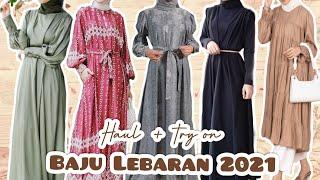 Shopee Haul Baju lebaran 2021 | Dress & Tunic | fashion look