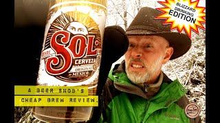 Sol Cerveza de Mexico Beer Review by A Beer Snob's Cheap Brew Review