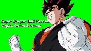 Super Dragon Ball Heroes Vegito Green Screens