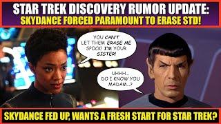 Paramount FORCED To Erase Star Trek Discovery from Canon | Skydance FED UP, Wants to Fix Star Trek?!