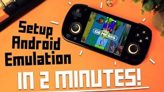 How to Set Up Android Emulation // 2 MINUTE TUTORIAL!