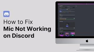 How to Fix Discord Mic Not Working on Mac 2022 | Fix Discord Mic on Mac