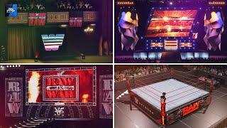 Every WWE RAW Stage (1993 - 2022) | WWE 2K22