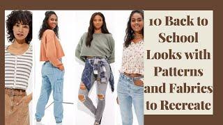 10 Back to School Looks with Patterns and Fabric to Recreate