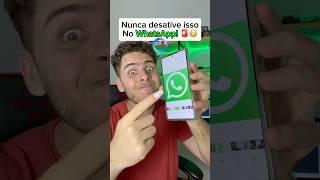 Nunca desative essas funções do seu WhatsApp! Elas aumentam muito a segurança da sua conta