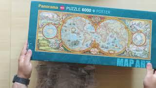 Hemisphere Map - 6000 pieces jigsaw puzzle - Heye - in depth Review