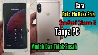 Cara Buka pola Buka Pin Redmi Note 5 Tanpa PC Mudah dan Tidak Susah