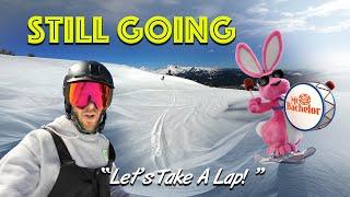 Not over it yet!! Spring skiing is still happening at Mt. Bachelor with Andrew Orlich