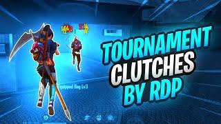 Tournament Highlights || Best Clutches By RDP