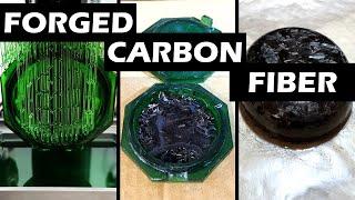 Forged Carbon Fiber With A 3D Printed Mold