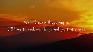 Ray Charles - Hit the road Jack (Lyrics)