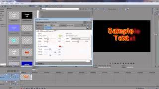 TUTORIAL- Sony Vegas Pro 10 Basics ( Adding Text and Keyframing)