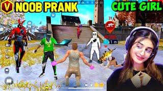 Noob Prank On Random Angry Girl  DJ ADAM ने लिया Revange - Cs Ranked | Garena Free Fire 