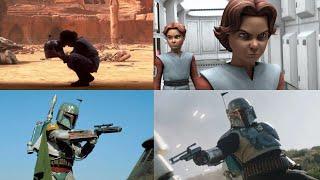 Boba Fett Scenes and Mentions (Ep 2, Clone Wars, Bad Batch, 4, 5, 6, Mandalorian)