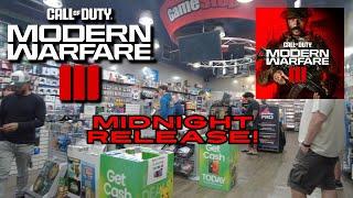 Call of Duty Modern Warfare 3 Midnight Release at GameStop!