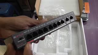 CP PLUS POE SWITCH UNBOXING