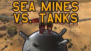 DROPPING SEA MINES ON TANKS - Mines in War Thunder - OddBawZ