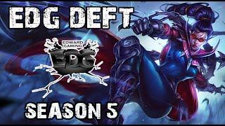 EDG Deft Vayne vs Corki ADC Ranked Challenger Korea