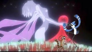 Mordecai and Rigby Cause the Third Impact