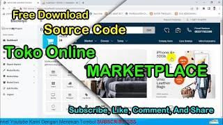 Download GRATIS Source Code Toko Online Marketplace | Videos Drawing