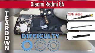 Xiaomi Redmi 8A M1908C3KG  Teardown Take apart Tutorial