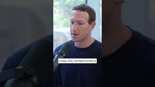 Mark Zuckerberg talks about Apple's Vision PRO  #shorts