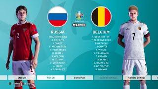 PES 2021 | BELGIUM vs RUSSIA | EURO 2020 | Gameplay PC