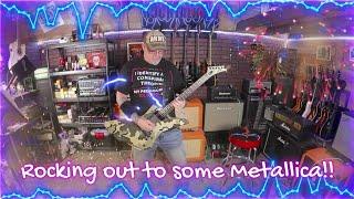 Jamming out some Metallica!! nothing else matters solo!!