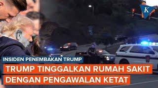 Momen Donald Trump Tinggalkan Rumah Sakit Usai Insiden Penembakan