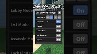 NEW MM2 PRIVATE SERVER SETTINGS?? 