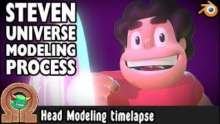 Steven Universe 3D Head Timelapse model!