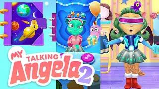 My Talking Angela 2 Christmas update Stickers Album Complete Gameplay Android ios