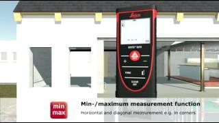 Leica DISTO D210 min-max measurement