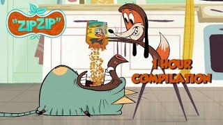 ZIP ZIP *5 episodes* Compilation 1 hour HD [Official] Cartoon for kids