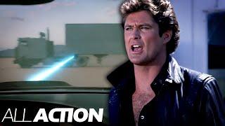 KITT Defeats The Goliath Truck | Knight Rider | All Action