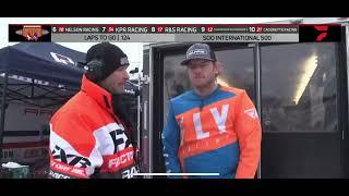 International Soo i500 interview with Dan Revering on Flo Racing. “Ganna put er to the tape”