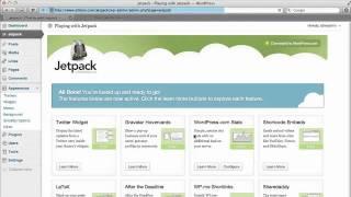 WordPress Jetpack Video Tour