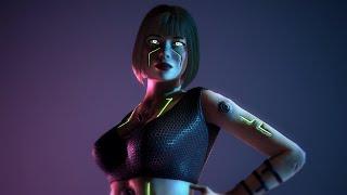 Azura Ciber Girl Constructor Unreal Engine Preview