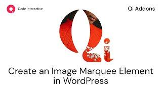 How to Create an Image Marquee using Elementor Addons in WordPress