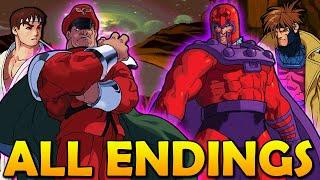 XMen vs Street Fighter Arcade All Character Endings