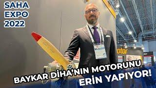 Baykar DİHA'nın motorunu Erin yapıyor #sahaexpo2022