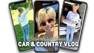 Ellen Wille FENJA Wig Review | CAR & COUNTRY VLOG! | Sharp PIXIE with LOW DENSITY!