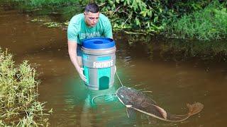 CHUG JUG CATCHES POND MONSTER