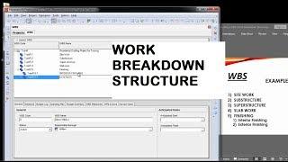 PPM P6 - 03 Creating a WBS (Work Breakdown Structure)