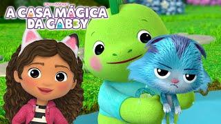 Os Gatos da Gabby Criam um Dinossauro | A CASA MÁGICA DA GABBY | Netflix