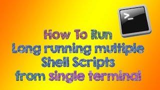 How to Run Long Running Scripts from Terminal