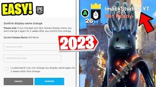 HOW TO CHANGE YOUR FORTNITE NAME IN 2023!