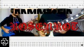 Rammstein - Rosenrot |Guitar and Bass cover| |Tab|