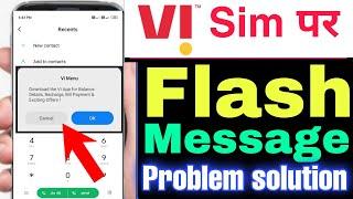 how to stop vi menu app pop up message !! vi menu pop up message stop !! vi flash message stop