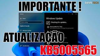 Update importante para windows 10 -  KB5005565 (OS Builds 19041.1237, 19042.1237, and 19043.1237)